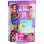 Kép 1/3 - Barbie: Skipper fürdető bébiszitter játékszett – Mattel