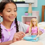Kép 6/7 - Barbie: Hajlékony jóga baba szőke hajjal – Mattel