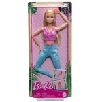 Kép 7/7 - Barbie: Hajlékony jóga baba szőke hajjal – Mattel