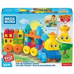 Kép 1/3 - Fisher-Price: ABC zenélő vonat építőjáték – Mega Bloks