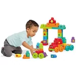 Kép 3/3 - Fisher-Price: ABC zenélő vonat építőjáték – Mega Bloks