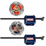 Kép 2/2 - Beyblade X Marvel Collab: Vasember vs. Thanos 4–80B X Venom 4–60B játékszett – Hasbro
