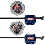Kép 2/2 - Beyblade X Marvel Collab: Venom vs. Pókember 3–60F X Venom 3–80N játékszett – Hasbro
