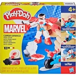 Kép 1/4 - Play-Doh: Marvel Amerika Kapitány Moto Slicer játékszett – Hasbro