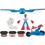Kép 2/4 - Play-Doh: Marvel Amerika Kapitány Moto Slicer játékszett – Hasbro