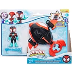 Kép 1/4 - Spidey and His Amazing Friends: Waterwebs figurák és színváltós járművek – Spin Dolphin – Hasbro
