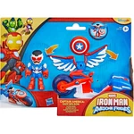 Kép 1/3 - Marvel Vasember és csodálatos barátai - Amerika kapitánya és Super Bike járműve - Hasbro