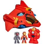 Kép 2/3 - Marvel Vasember és csodálatos barátai - Giant Sized Armor Iron Jet játékszett - Hasbro