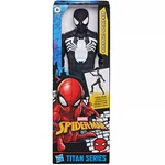 Kép 1/2 - Marvel Bosszúállók: Titan Series Black Suit Spider-Man figura 30 cm – Hasbro