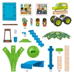 Kép 2/4 - Fisher-Price: Wonder Makers tengerparti bungaló építő készlet 35 db-os – Mattel