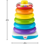 Kép 3/5 - Fisher-Price: Óriás gyűrűpiramis 27×40 cm – Mattel