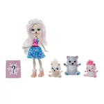 Kép 2/3 - Enchantimals: Pristina Polar Bear & Glacier játékszett kisállatokkal – Mattel