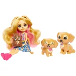Kép 2/5 - Enchantimals: Gerika golden retriever kutyuscsaláddal – Mattel
