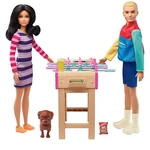 Kép 3/3 - Barbie csocsóasztal kerti játékszett kisállattal – Mattel