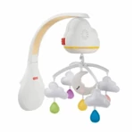 Kép 2/2 - Fisher-Price: Nyugtató Felhők 2 az 1-ben kiságyforgó fénnyel és hanggal – Mattel