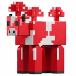 Kép 4/4 - Minecraft: Mooshroom 8 cm-es akciófigura kiegészítőkkel – Mattel