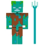Kép 2/2 - Minecraft: Vízbefúlt zombi karakter figura – Mattel
