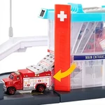 Kép 4/4 - Matchbox: Action Drivers Helikoteres mentőállomás játékszett – Mattel