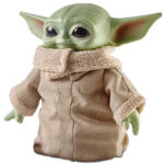 Kép 3/3 - Star Wars Mandalorian Baby Yoda plüss figura 28 cm – Mattel