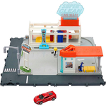 Kép 2/3 - Matchbox: Nagy Pálya szett kisautóval – Autómosó – Mattel