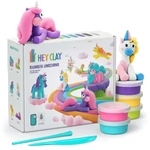 Kép 1/2 - Hey Clay: Unikornisok nagy gyurmaszett telefonos applikációval