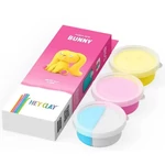 Kép 2/2 - Hey Clay: Pihe-puha nyuszi figura gyurmaszett