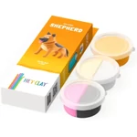 Kép 2/2 - Hey Clay: Pihe-puha Németjuhász kutyus gyurmaszett