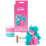 Kép 1/2 - Hey Clay: Pihe-puha pink Unikornis figura gyurmaszett