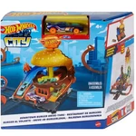 Kép 1/2 - Hot Wheels City Belvárosi Autós Hamburgerező pálya szett – Mattel