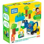 Kép 1/2 - Fisher-Price: Green Town buszmegálló töltőállomással építőjáték – Mega Bloks