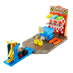 Kép 2/3 - Hot Wheels: Monster Trucks Zúzda parkoló játékszett – Mattel