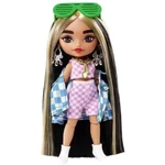 Kép 3/3 - Barbie Extravagáns mini baba kockás ruhában – Mattel