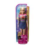 Kép 1/2 - Barbie Malibu alapbaba szívecskés felsőben – Mattel