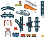 Kép 2/3 - Fisher-Price: Thomas 3 az 1-ben pályaszett – Mattel