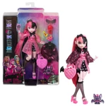 Kép 5/6 - Monster High™: Draculaura baba kisállattal és kiegészítőkkel – Mattel