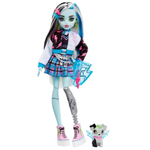 Kép 1/7 - Monster High™: Frankie Stein baba kisállattal és kiegészítőkkel – Mattel