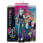 Kép 7/7 - Monster High™: Frankie Stein baba kisállattal és kiegészítőkkel – Mattel