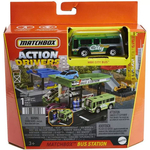Kép 1/3 - Matchbox: Buszpályaudvar városi busszal – Mattel