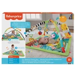 Kép 1/5 - Fischer-Price: Esőerdő 3 az 1-ben játszószőnyeg zenélő lajhárral és pocakpárnával – Mattel