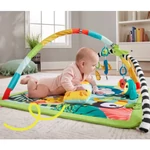 Kép 4/5 - Fischer-Price: Esőerdő 3 az 1-ben játszószőnyeg zenélő lajhárral és pocakpárnával – Mattel