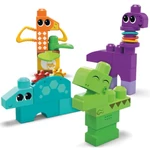 Kép 2/3 - Fisher-Price: Dinó építőjáték szett 24 db-os – Mega Bloks