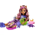 Kép 2/6 - Monster High: Creepover Party Clawdeen Wolf baba kiegészítőkkel – Mattel
