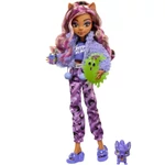Kép 5/6 - Monster High: Creepover Party Clawdeen Wolf baba kiegészítőkkel – Mattel
