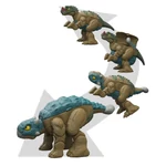 Kép 3/4 - Jurassic World: Fierce Changers – Ceratosaurus & Ankylosaurus átalakítható dinoszaurusz játékfigura – Mattel