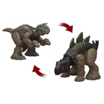 Kép 4/5 - Jurassic World: Fierce Changers – Carnotaurus & Stegosaurus átalakítható dinoszaurusz játékfigura – Mattel