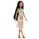 Kép 2/2 - Disney Hercegnők: Csillogó Pocahontas hercegnő baba – Mattel