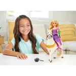 Kép 2/5 - Disney Hercegnők Aranyhaj és Maximus figurák – Mattel
