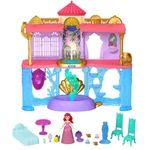 Kép 2/3 - Disney: A kis hableány – Ariel Dupla Palota Mini hercegnő babával játékszett – Mattel