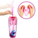 Kép 5/5 - Barbie: Slime Reveal – Eper meglepetés baba gyümölcsös szettben Pink hajjal – Mattel