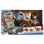 Kép 1/4 - Hot Wheels Monster Trucks: Távirányítós átalakítható Rhinomite – Mattel